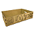 Bandeja de MDF 25 x 18 x 6cm Laser Love - Imagem 1
