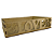 Bandeja de MDF 25 x 18 x 6cm Laser Love - Imagem 3