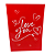 Cartão Comemorativo Romântico 10x15cm Love You C/5 unid - Imagem 6