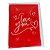 Cartão Comemorativo Romântico 10x15cm Love You C/5 unid - Imagem 7
