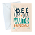 Cartão Comemorativo Aniversário 10x15cm Hoje É Um Dia Muito Especial C/5 unid - Imagem 1