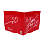 Cartão Comemorativo Romântico 9x9cm Love You C/10 unid - Imagem 2