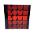 Cartão Comemorativo Romântico 9x9cm Love C/10 unid - Imagem 2