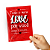 Cartão Comemorativo Romântico 10x15cm Todo o Meu Love Por Você C/5 unid - Imagem 4