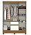 GUARDA ROUPA  6 PORTAS BS01 BRIZZ - Imagem 2