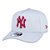 Boné New Era Aba Curva New York Yankees Cinza - Imagem 1