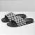 Chinelo Vans Costa Slide  Xadrez Black White - Imagem 1