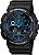 Relogio Casio G-Shock Preto Com Azul Ga-100-1A2dr - Imagem 1