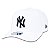 Boné New Era Aba Curva Mlb New York Yankees Branco - Imagem 1