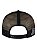 Boné New Era Aba Curva Trucker Brandes Rubber Preto - Imagem 5