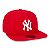 Boné New Era Aba Reta Original Fit NY Yankees Vermeho - Imagem 3