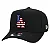 Boné New Era Aba Curva Usa Los Angeles Black - Imagem 1