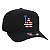 Boné New Era Aba Curva Usa Los Angeles Black - Imagem 3