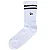 Meia New Era Cano Alto Com Listra No Punho White Black - Imagem 1