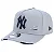 Boné New Era Aba Curva Destroyed NY Yankees Cinza - Imagem 1