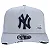 Boné New Era Aba Curva Destroyed NY Yankees Cinza - Imagem 2