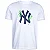 Camiseta New Era Rooted Nature New York Yankees White - Imagem 1