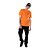 Camiseta Dc Mini  Square Stripe Orange - Imagem 4