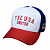 Boné TXC Aba Curva Trucker Branco - Imagem 1