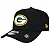Boné New Era Aba Curva Green Bay Packers Black Green - Imagem 1
