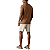 Camiseta Calvin Klein Masculina Marrom - Imagem 4