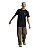 Camiseta Vans Left Chest Black - Imagem 5