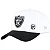 Boné New Era Aba Curva Las Vegas Raiders Style White - Imagem 1