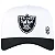 Boné New Era Aba Curva Las Vegas Raiders Style White - Imagem 2