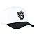 Boné New Era Aba Curva Las Vegas Raiders Style White - Imagem 3