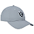 Boné Aba Curva Dat Hat Licenciado Nfl Las Vegas Raiders Cinza - Imagem 3