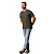Camiseta Calvin Klein Jeans Masculina Logo Basico Peito Militar - Imagem 4