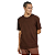 Camiseta Kingejoe Textura Comfort Marrom - Imagem 1