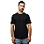 Camiseta Calvin Klein Jeans Masculina Malhão Com Punhos Black - Imagem 1