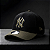 Boné New Era Stretch-Snap New York Yankees Black Olive - Imagem 1