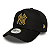 Boné New Era Aba Curva New York Yankees Metallic Black - Imagem 1