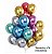 Balão Bexiga Látex Platino Metalizado -N° 9- Vermelho - Imagem 2