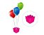 Cachepot com pega balão - Rosa Pink - Imagem 1