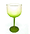 Taça De Gin Degradê  Verde Limão - 01 Unidade - Imagem 1