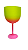 Taça Gin Bicolor - Amarela/Rosa - Imagem 1