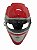 Máscara Plástica Boneco  Power Rangers Vermelho- 1 unidade - Imagem 1