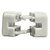 CONJUNTO 50 PEÇAS CLIPTEL ( BRANCO ) - Imagem 2
