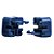 CONJUNTO 11 PEÇAS CLIPTEL PARA TELA 5X10 SOLDADA 1.00M ALTURA AZUL - Imagem 2