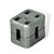 CONJUNTO 22 PEÇAS CLIPTEL PARA TELA 5X10 SOLDADA 2.00M ALTURA PRATA - Imagem 1