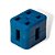 CONJUNTO 22 PEÇAS CLIPTEL PARA TELA 5X10 SOLDADA 2.00M ALTURA AZUL - Imagem 1