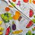 Kit Avental Família  Frutas e Legumes MENINA - Imagem 1