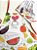 kit avental de Cozinha Infantil frutas e Legumes com Chapéu de Frutas - Imagem 3