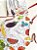 kit avental Infantil  Horta Colorida Menino com chapéu - Imagem 2