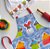 kit avental Cozinha Infantil Panela Azul - Imagem 1