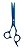 Tesoura profissional fio laser cabeleireiro barbeiro - 6" - Mofashi - Imagem 1