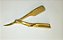 Navalhete Dourado Premium Barbearia Classe A de Pressão Não Descasca Pintura - Imagem 3